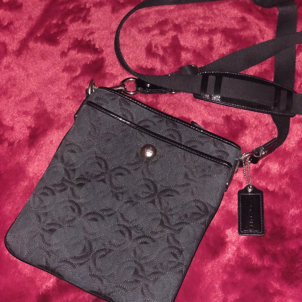 Black Coach Cross Body Perfect Condition